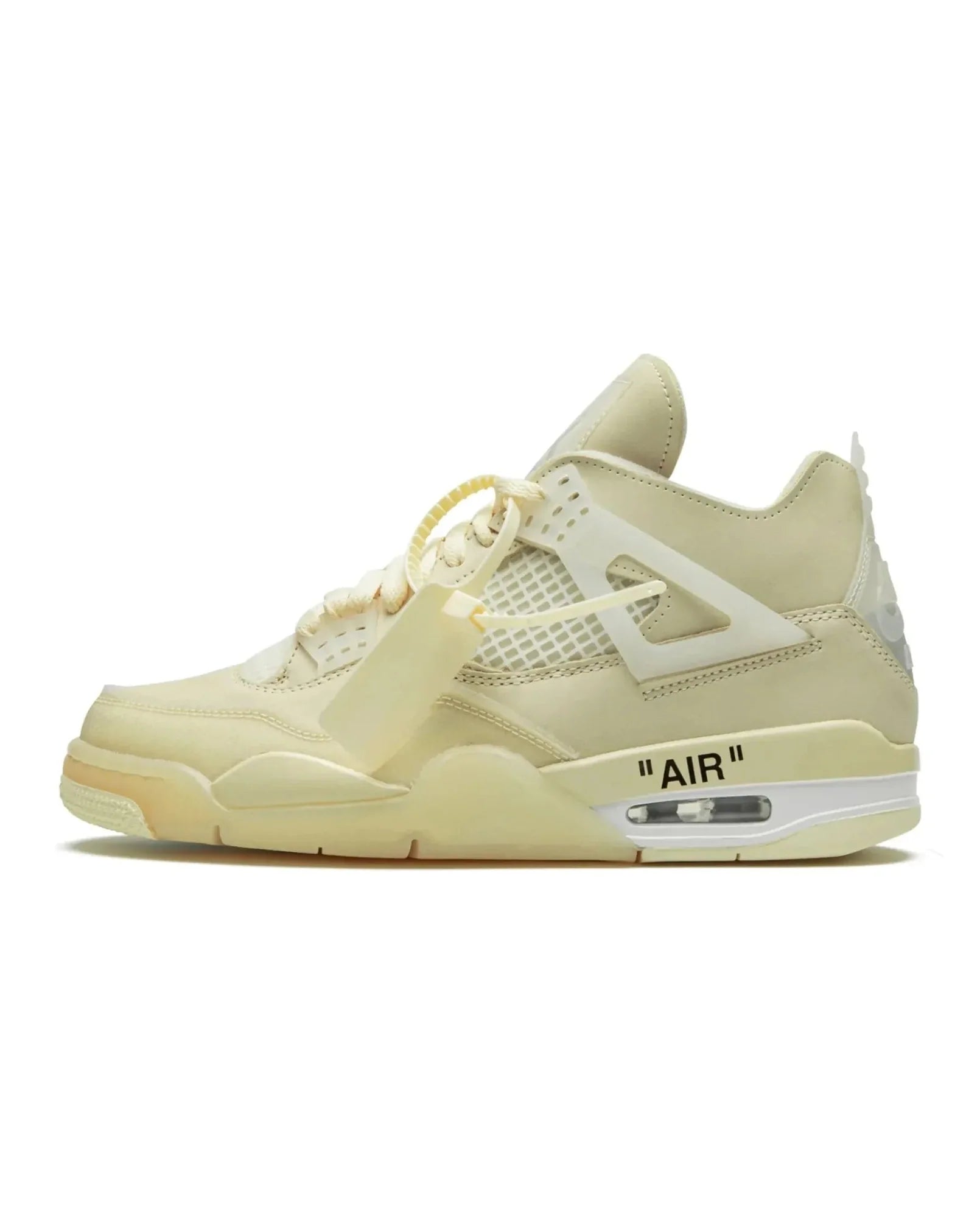 Nike Air Jordan 4 Retro X Off-White "Sail" - street-bill.dk