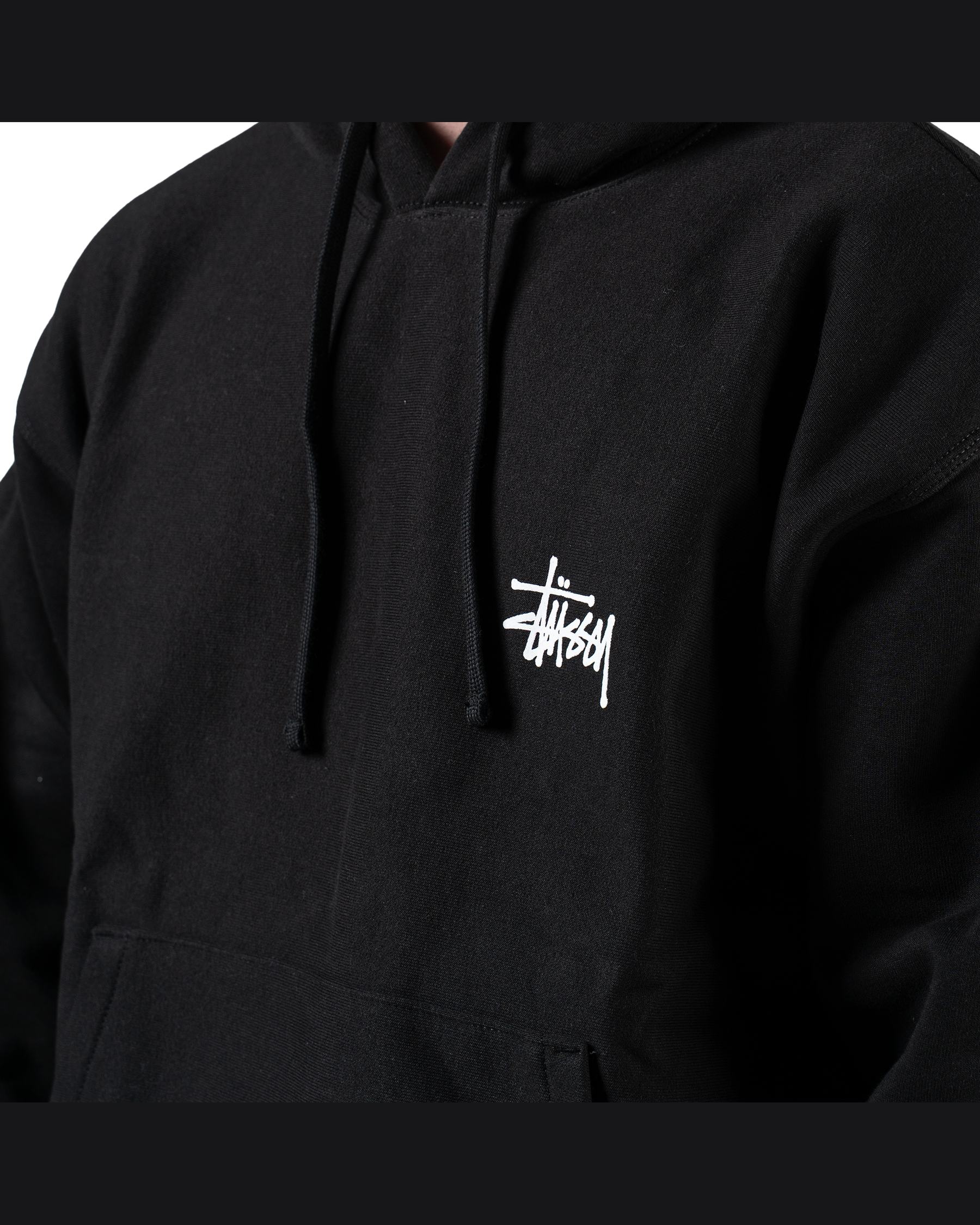 Stussy Basic Hoodie Black