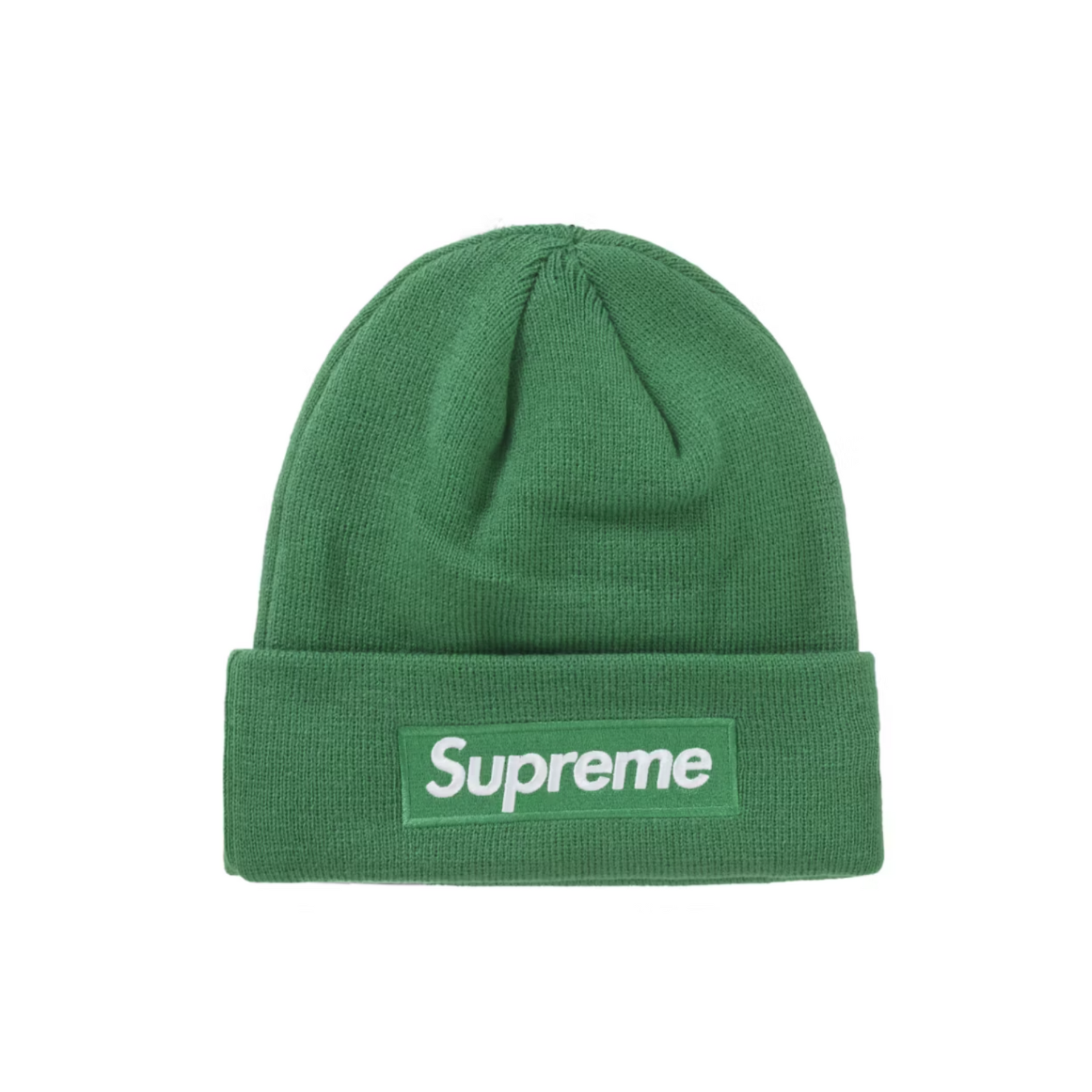 Supreme box logo beanie green