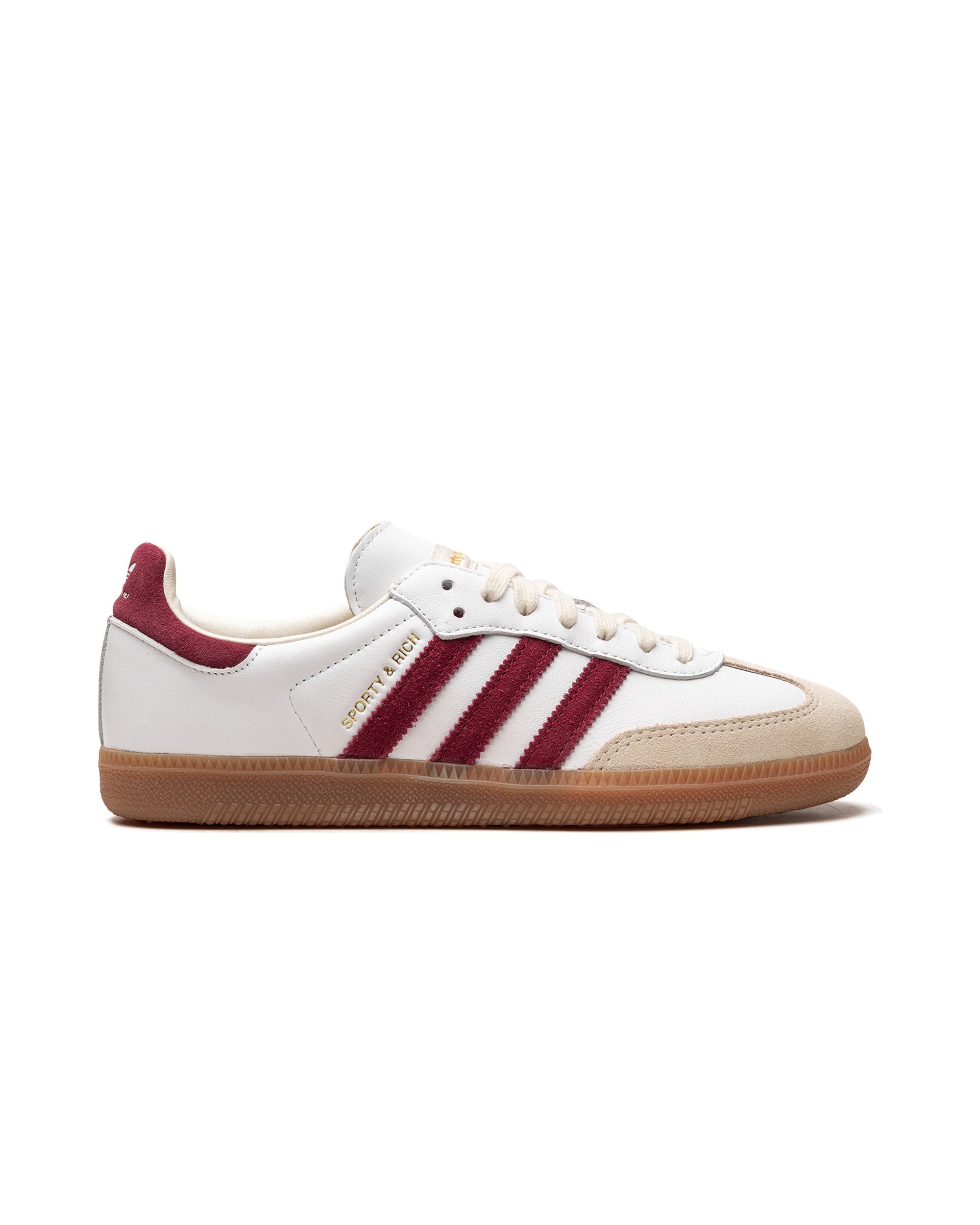adidas Samba Sporty & Rich White Collegiate Burgundy