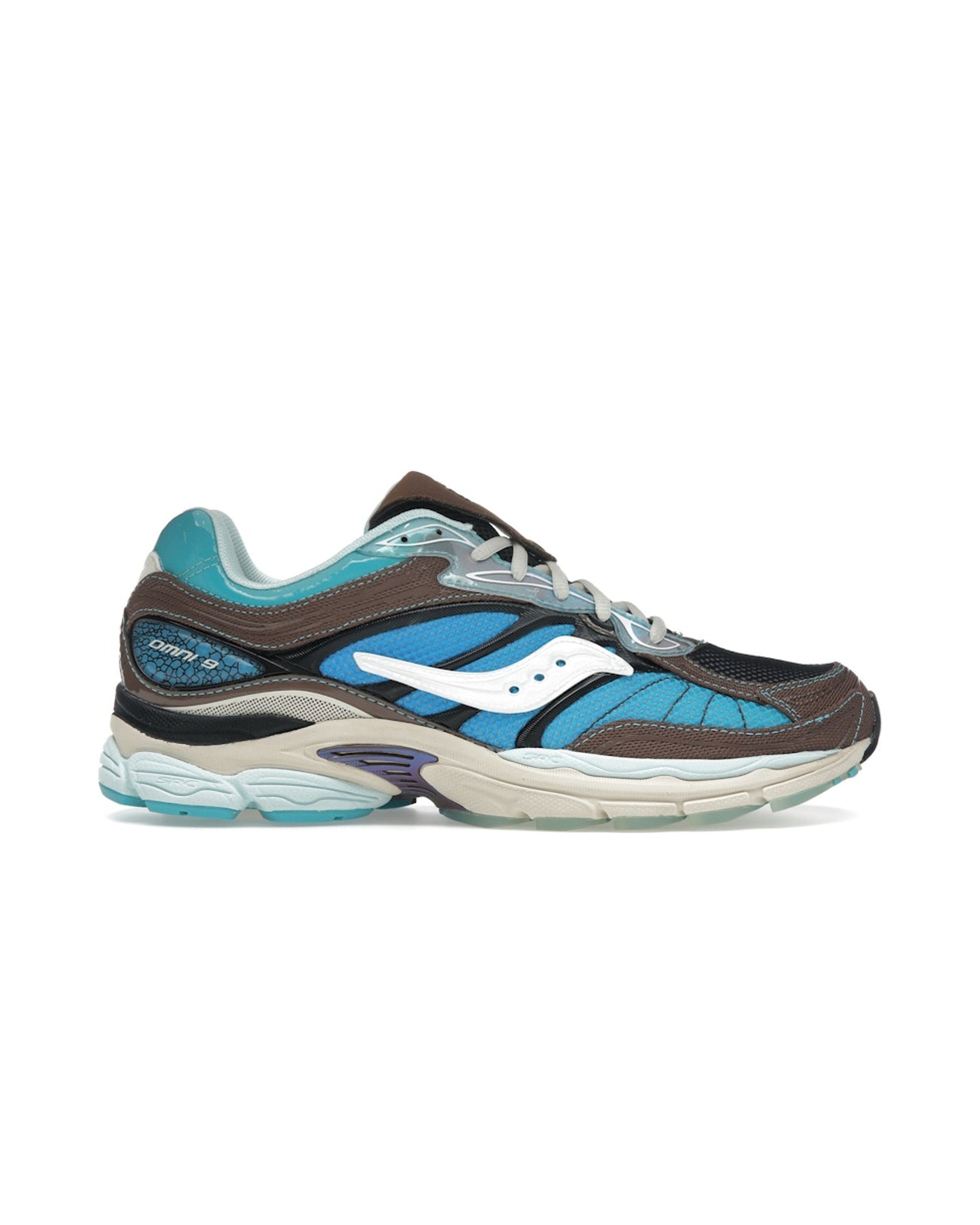Saucony ProGrid Omni 9 Footpatrol Blue Brown
