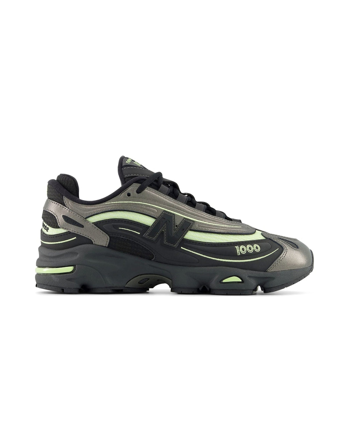 New Balance 1000 Black Metallic Dry Lime