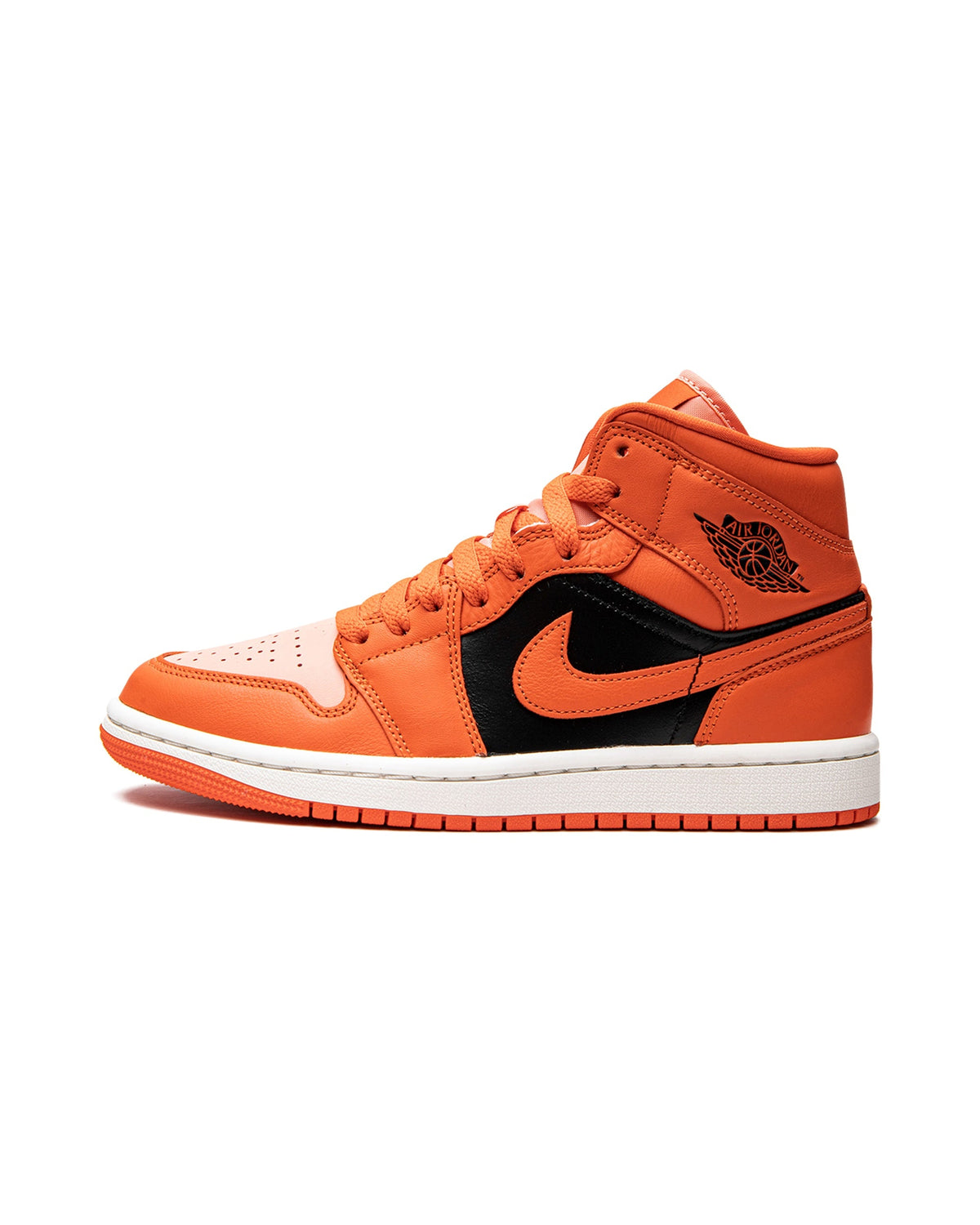 Jordan 1 Mid SE Rush Orange Crimson Bliss (Women's)