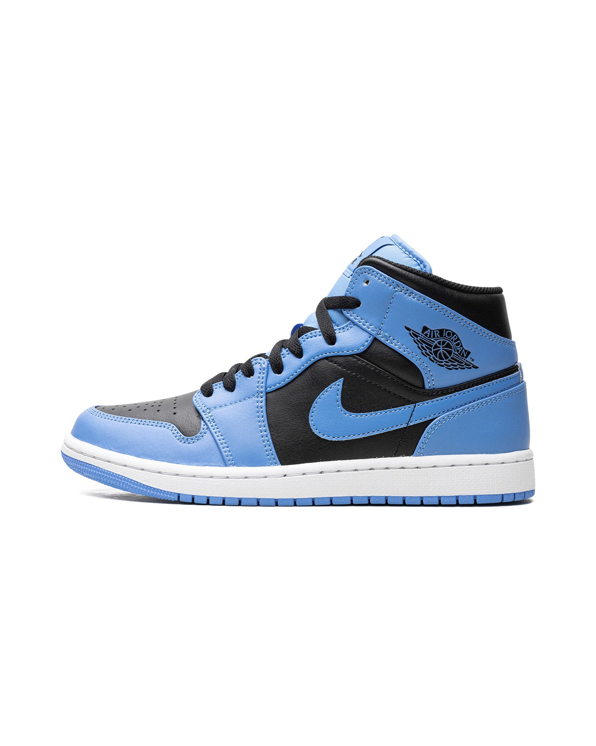 Jordan 1 Mid University Blue Black
