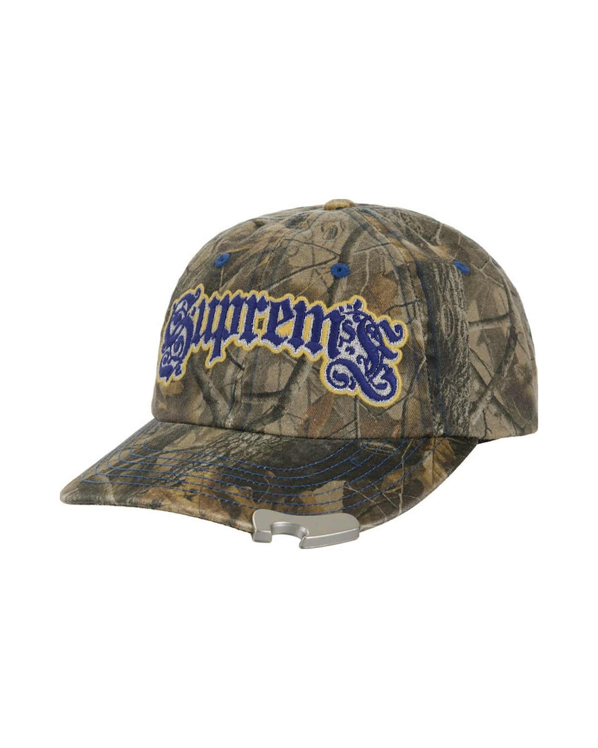 Supreme Bottle Opener 6-Panel Hat Brown Camouflage