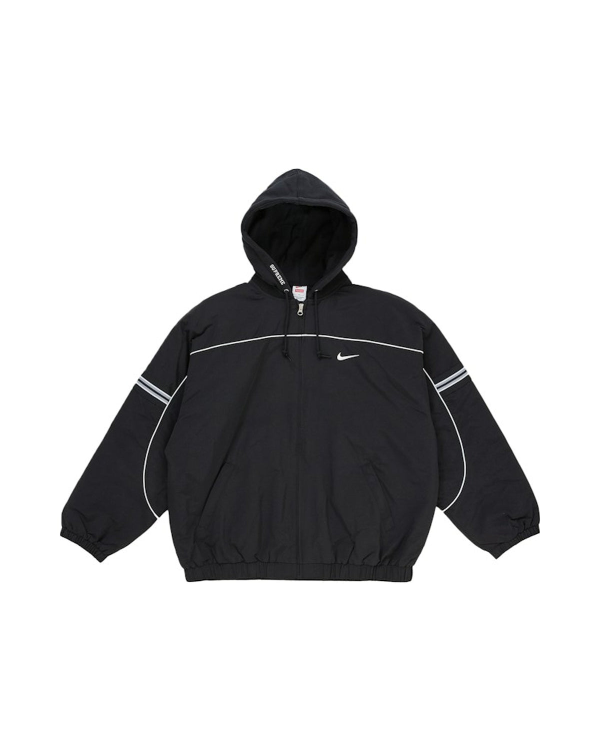 Supreme Nike Nylon Hooded Jacket Black