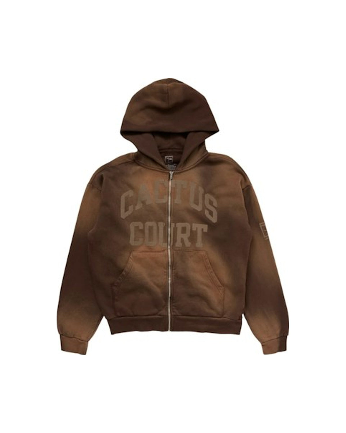 Travis Scott x Nike CJ Cactus Court Varsity Zip Hoodie Brown