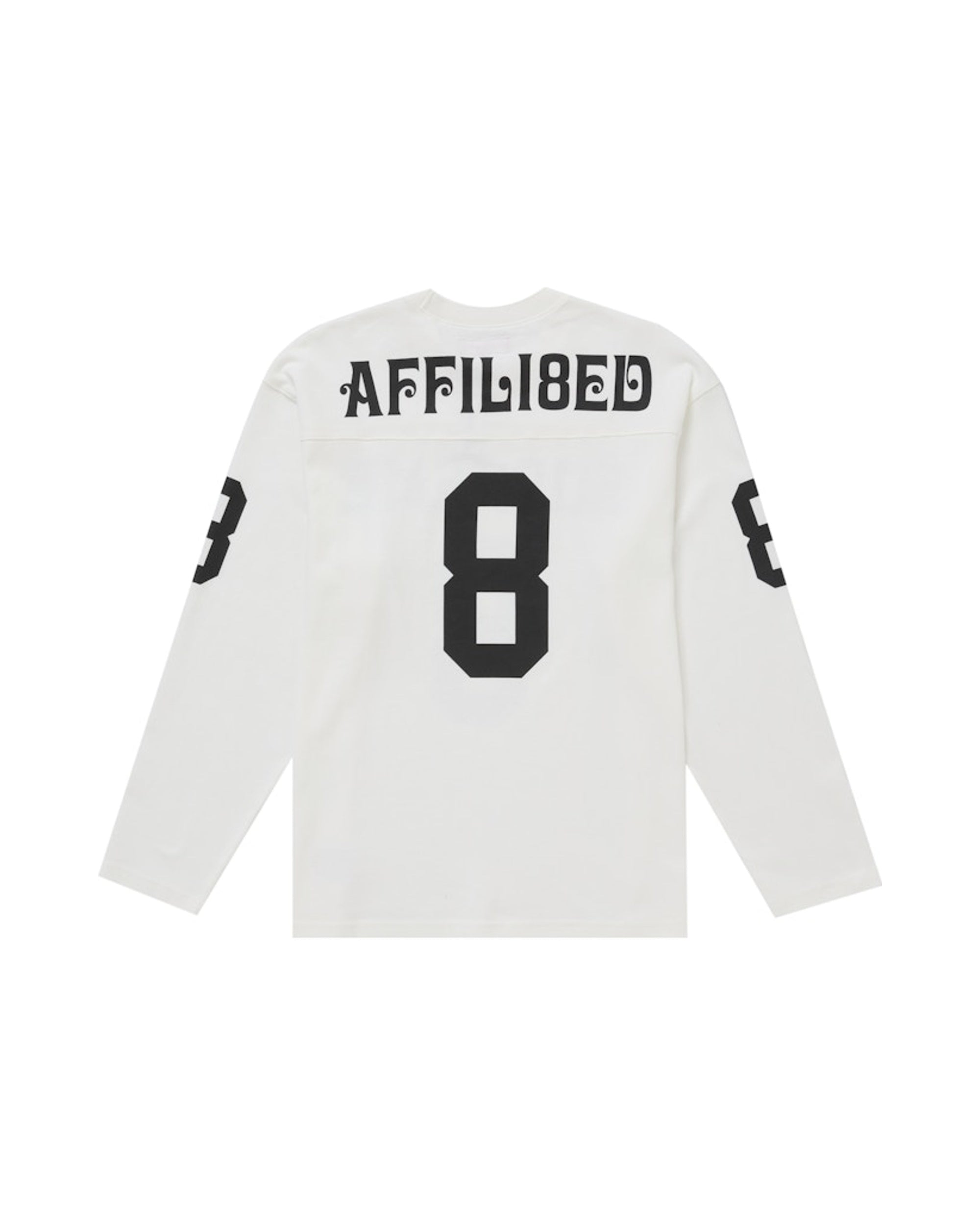 Supreme Affiliated L/S Football Top White