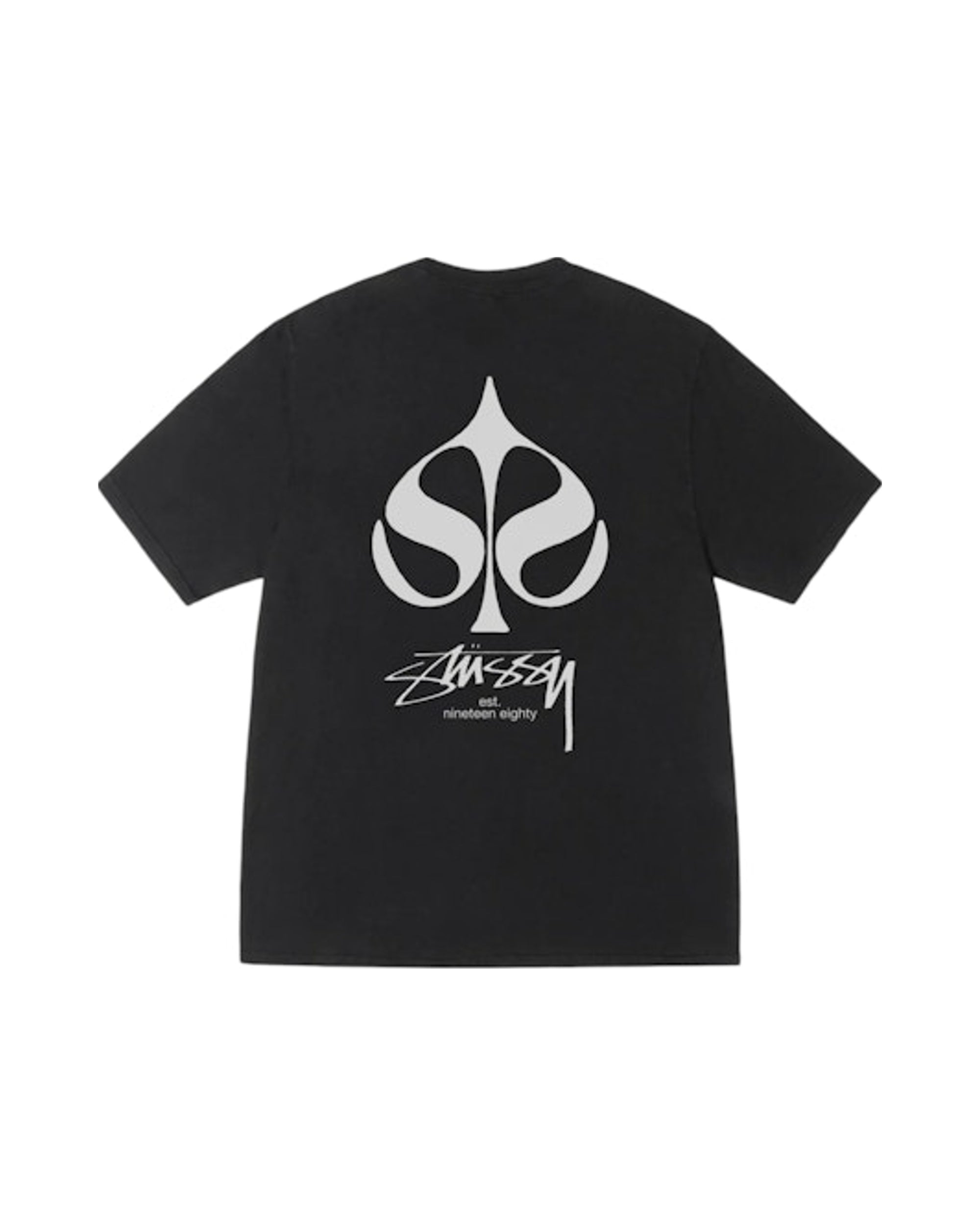 Stussy Spade Pigment Dyed Tee Black