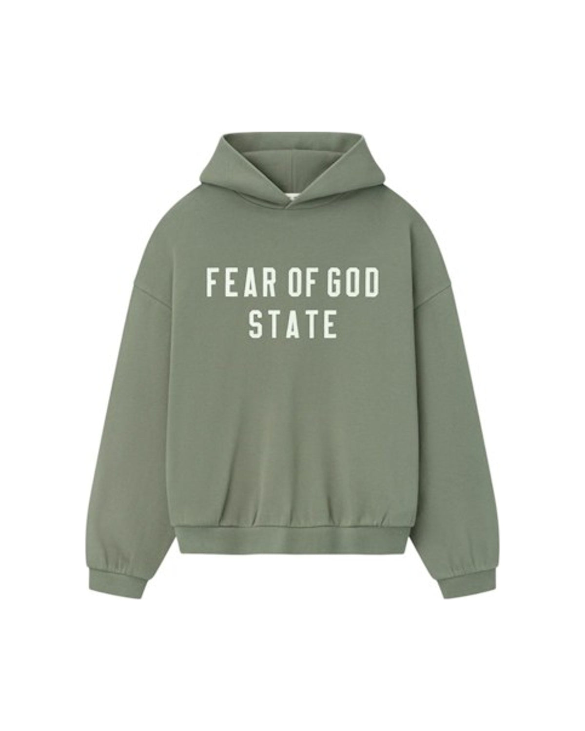 Fear of God Essentials 90's Fleece Hoodie Moss