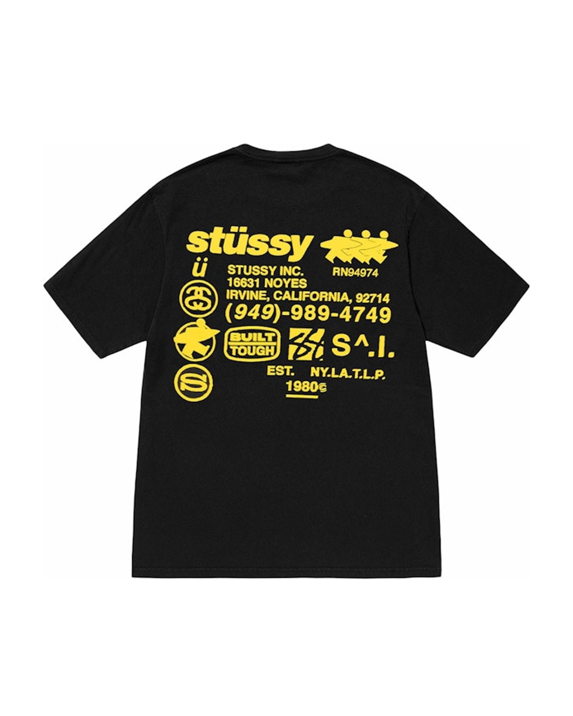 Stussy DNA Pigment Dyed Tee Black