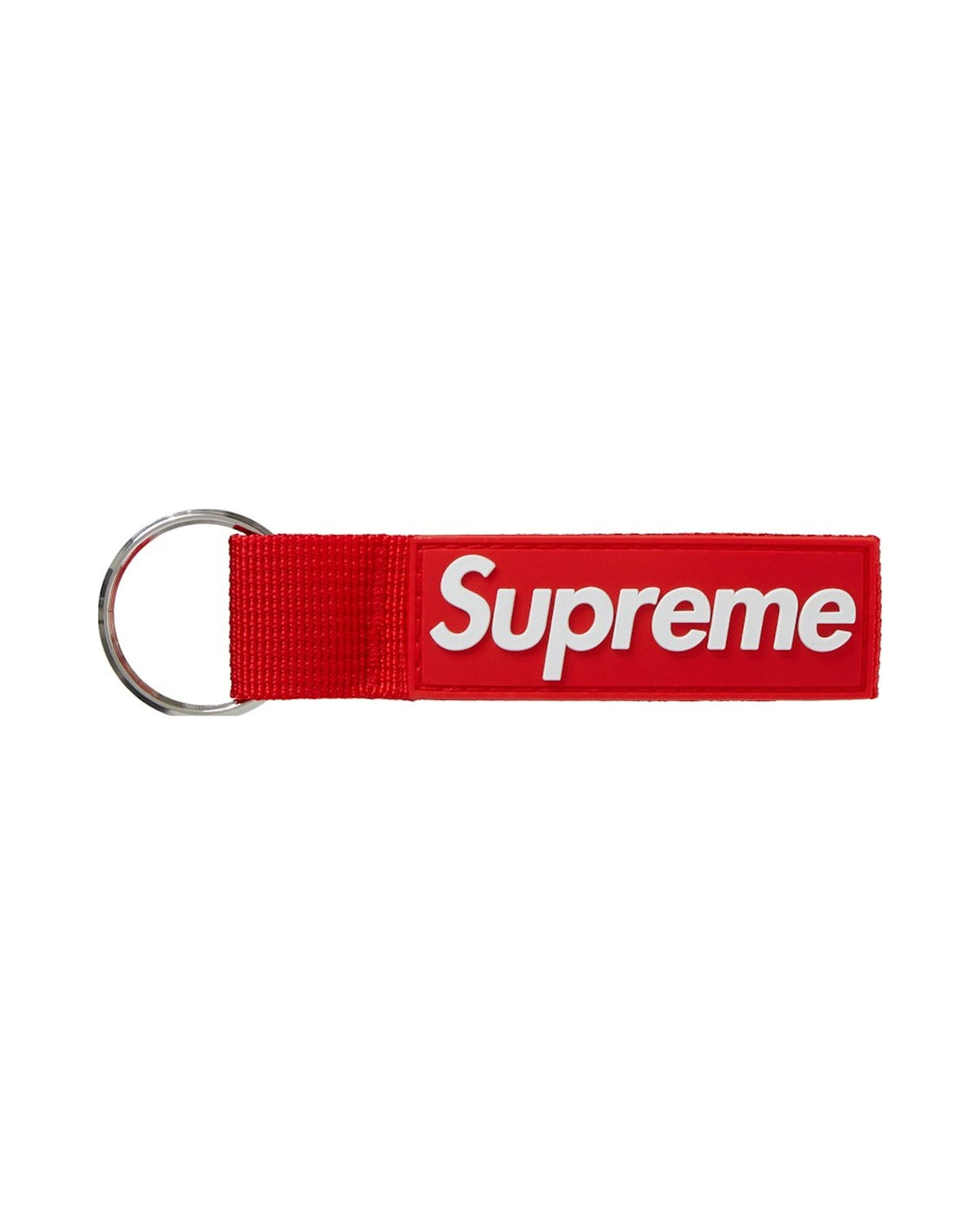 Supreme Webbing Keychain Red