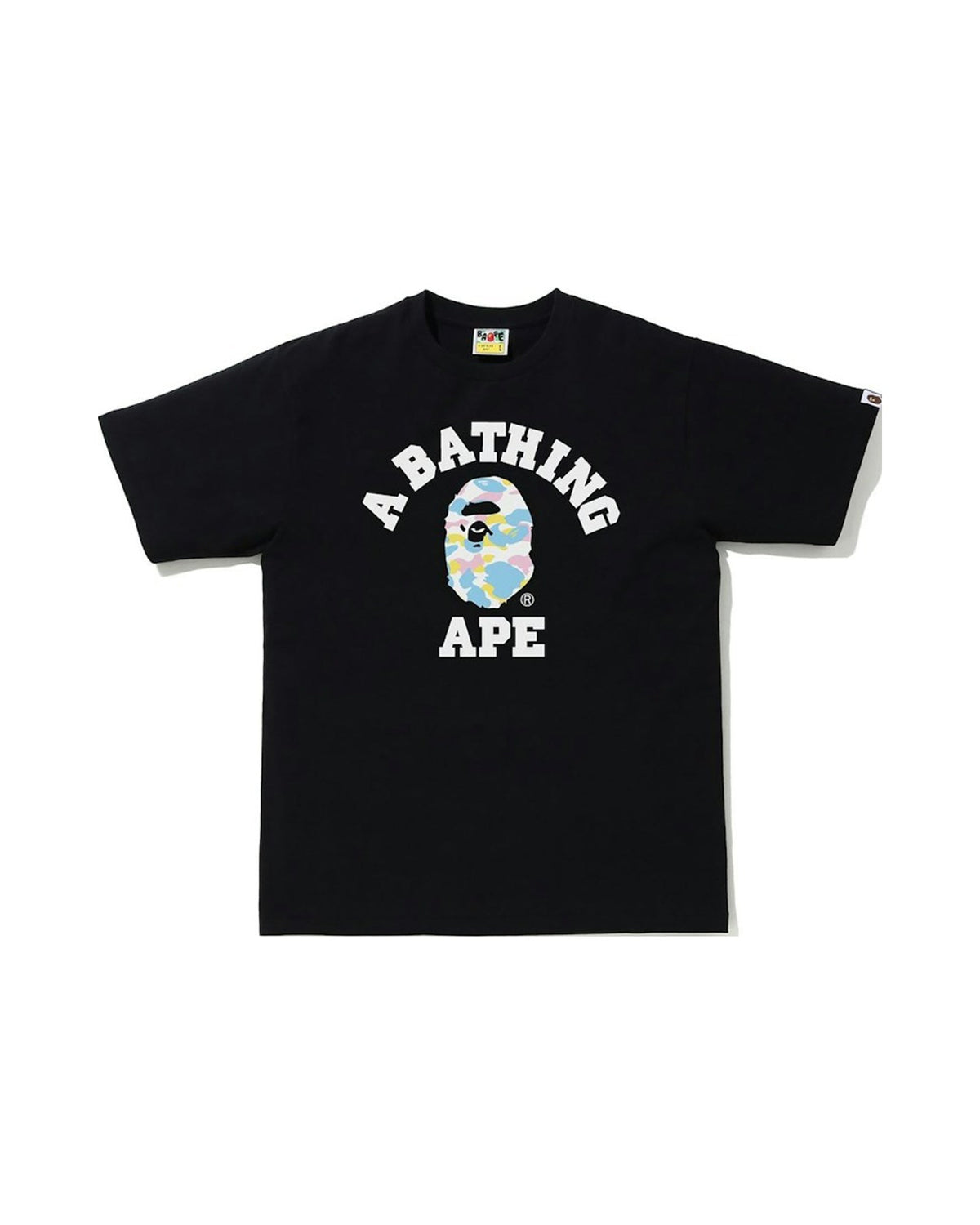BAPE New Multi Camo College Tee Black