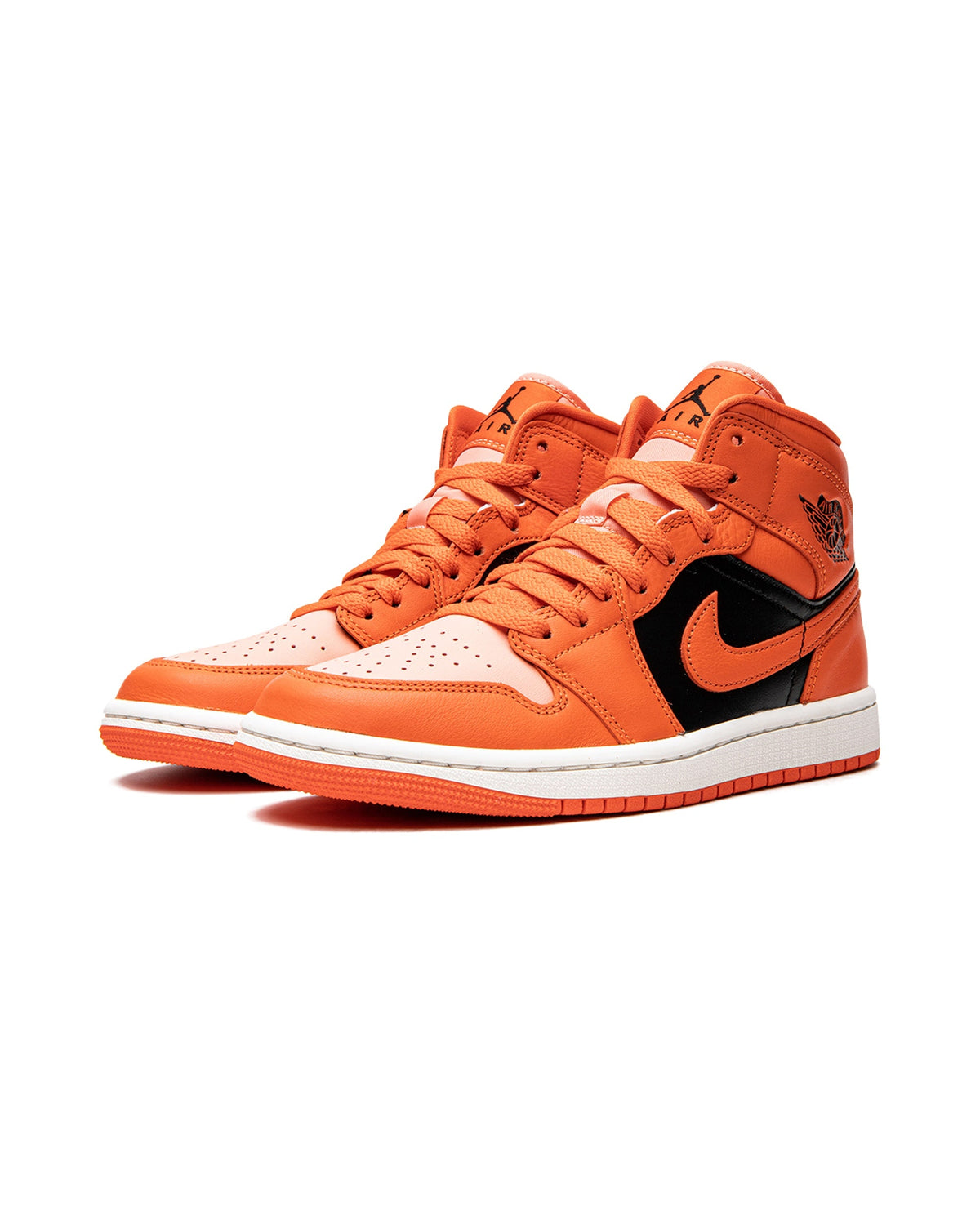Jordan 1 Mid SE Rush Orange Crimson Bliss (Women's)