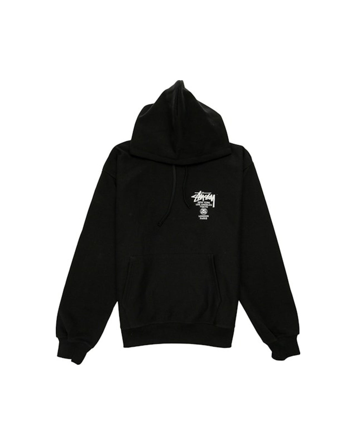 Stussy World Tour Hoodie Black