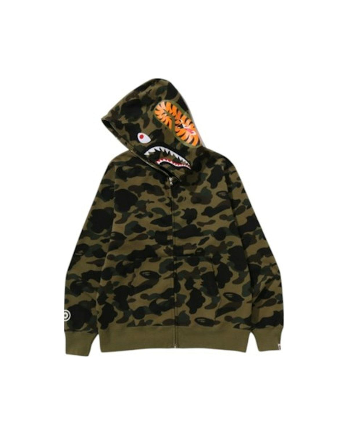 BAPE 1st Camo Shark Full Zip Jacket (FW26) Army Green