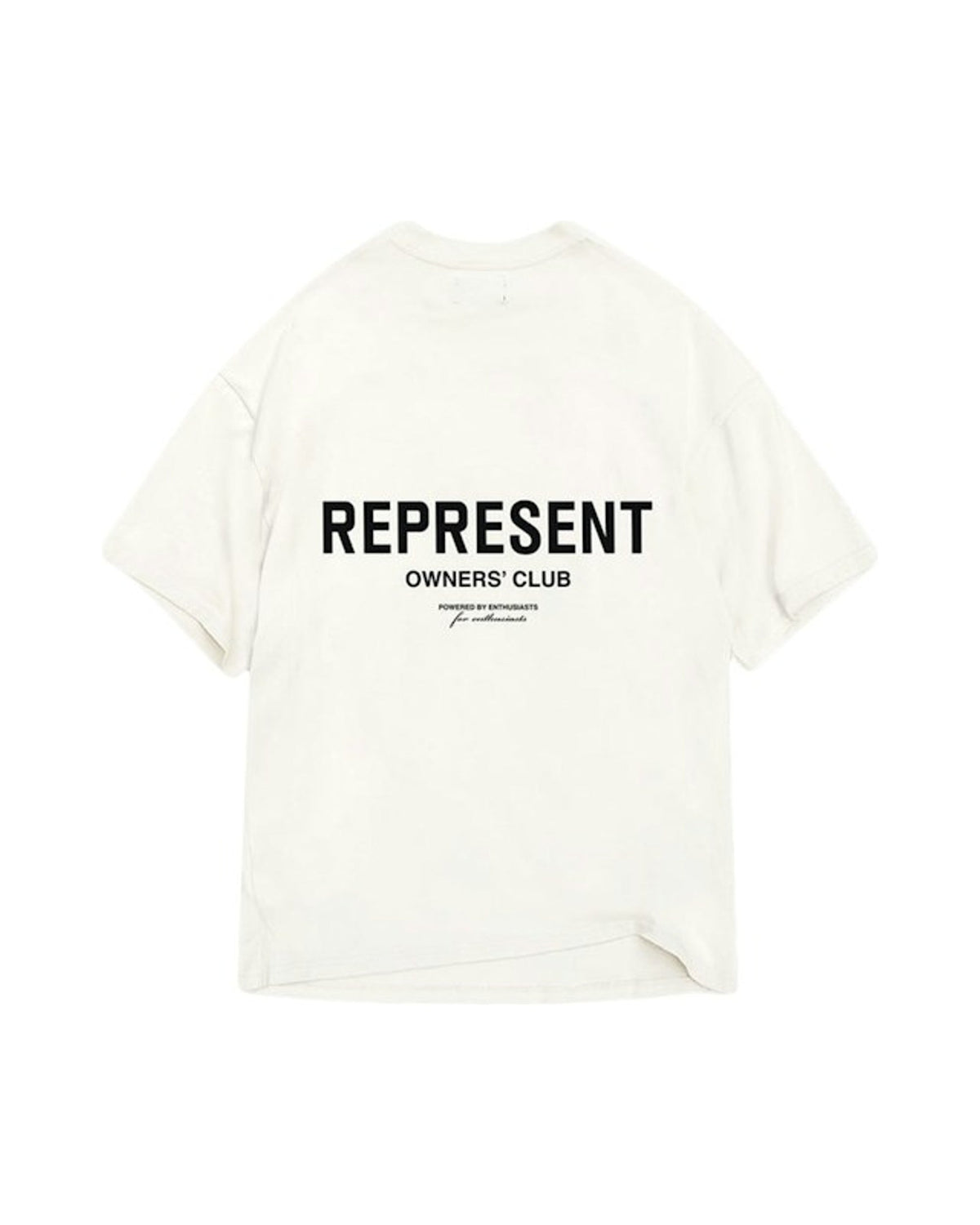 Represent Owner's Club T-Shirt Flat White/Black