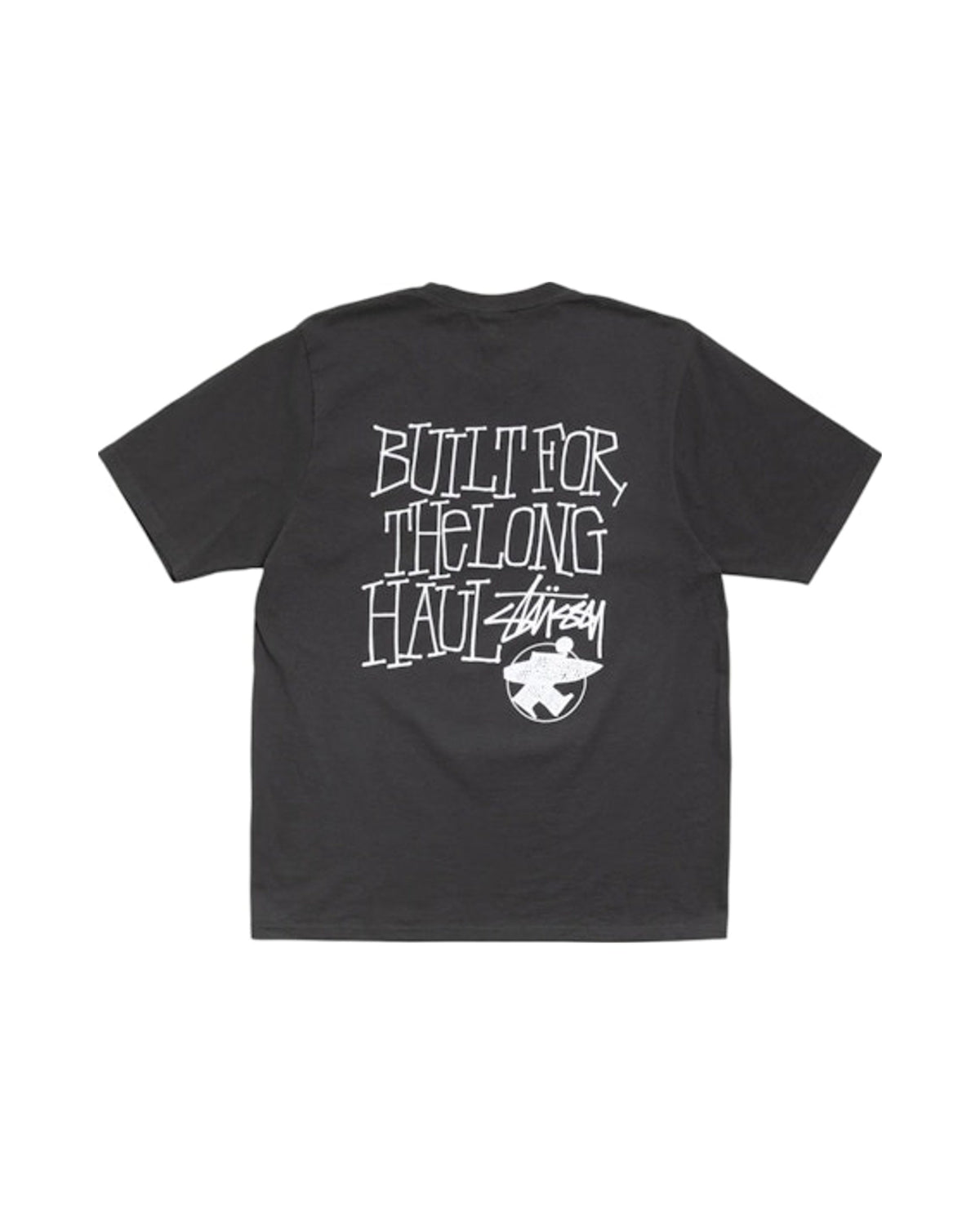 Stussy Long Haul Pigment Dyed Tee Faded Black