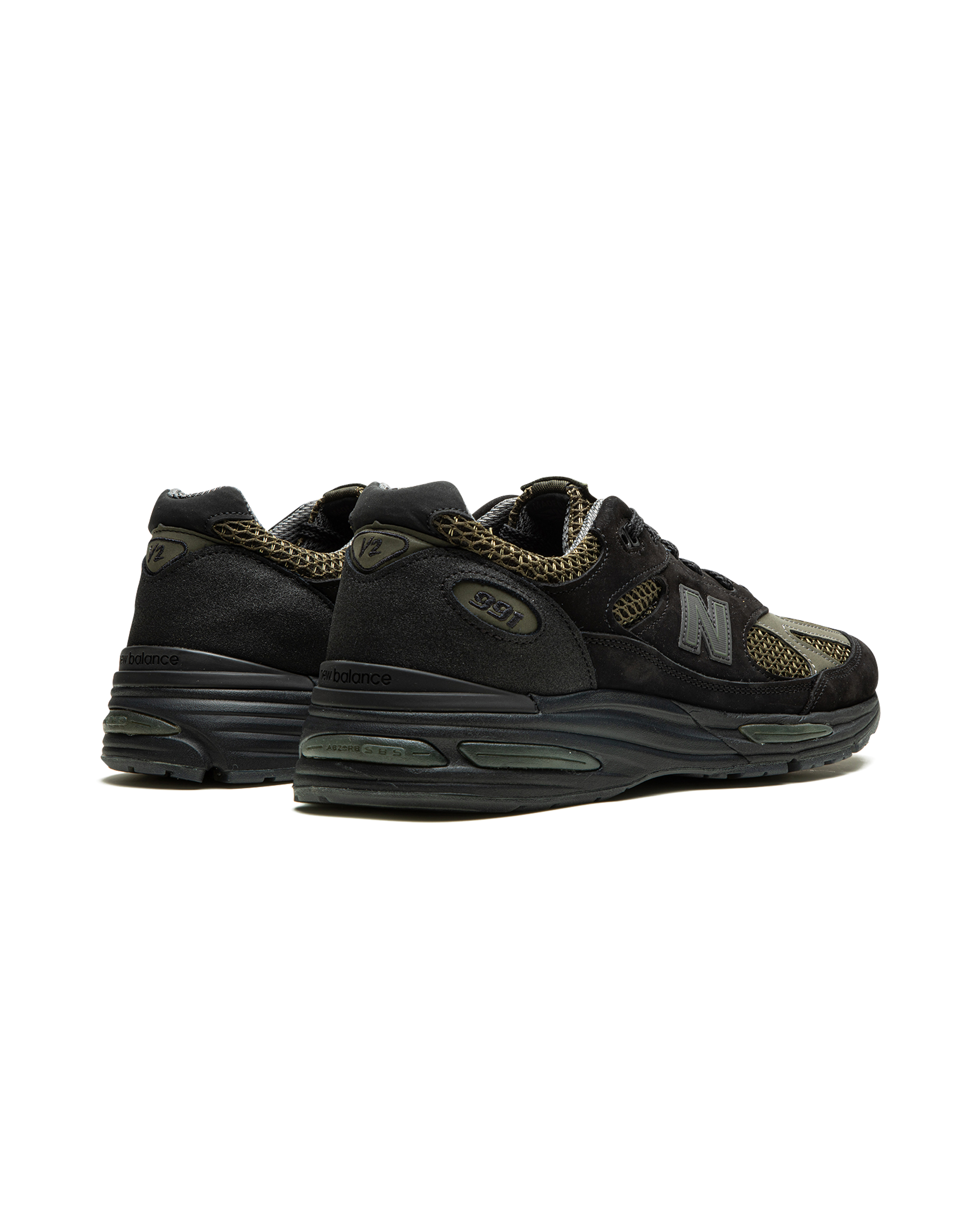 New Balance 991v2 MiUK Stone Island Black