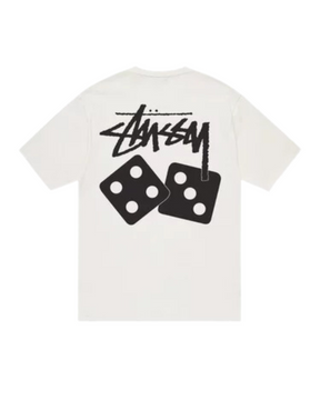 Stüssy Dice Pigment Dyed T-shirt "White"