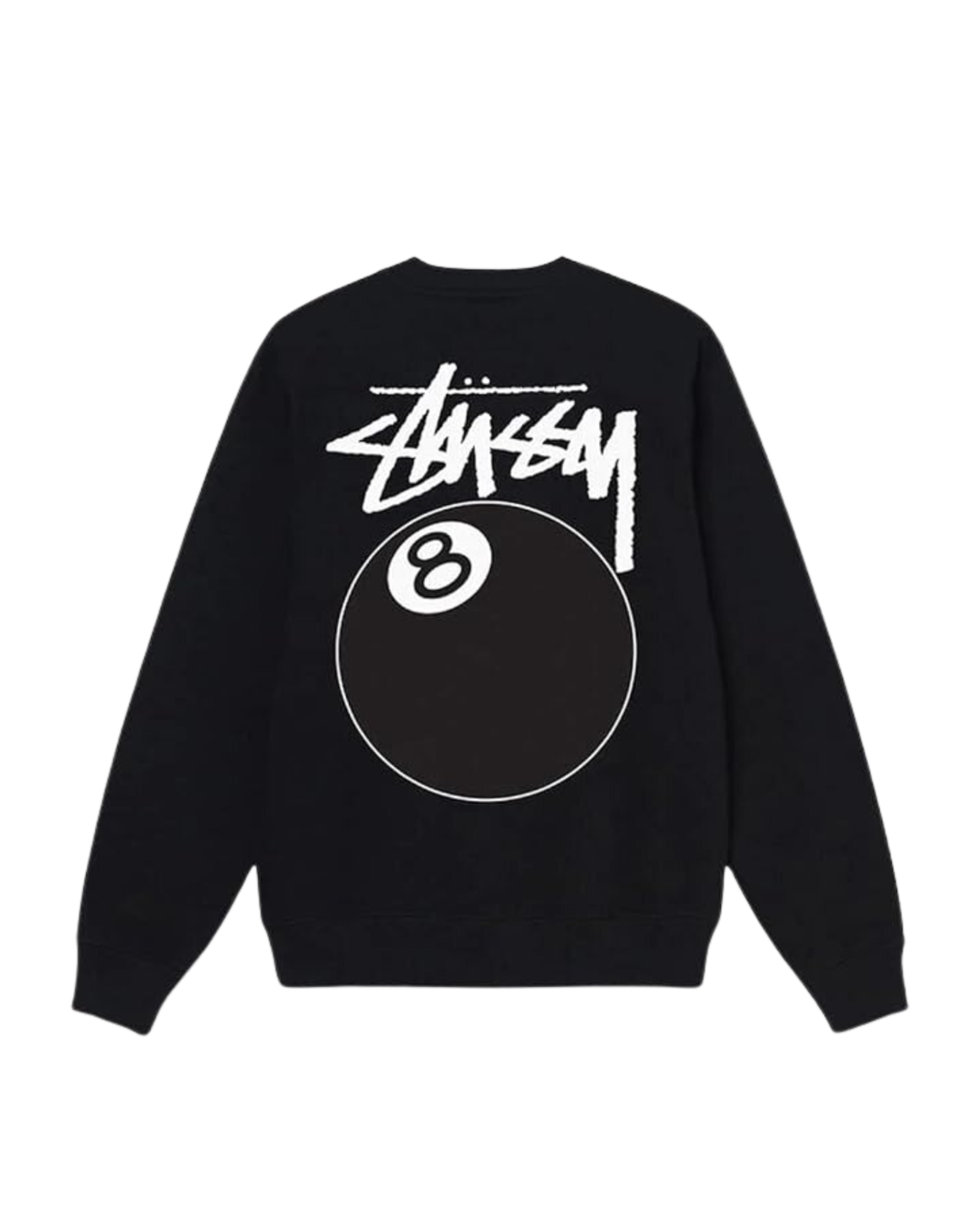 Stussy 8 Ball Crewneck Black