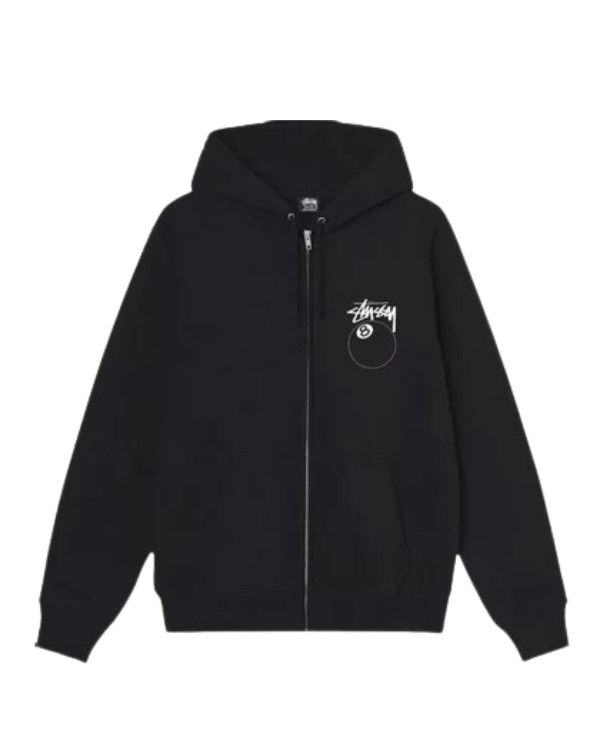 Stüssy 8 Ball Zip Hoodie "Black"