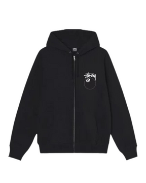 Stüssy 8 Ball Zip Hoodie "Black"