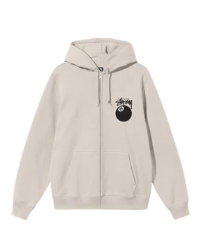 Stüssy 8 Ball Zip Hoodie "Smoke"