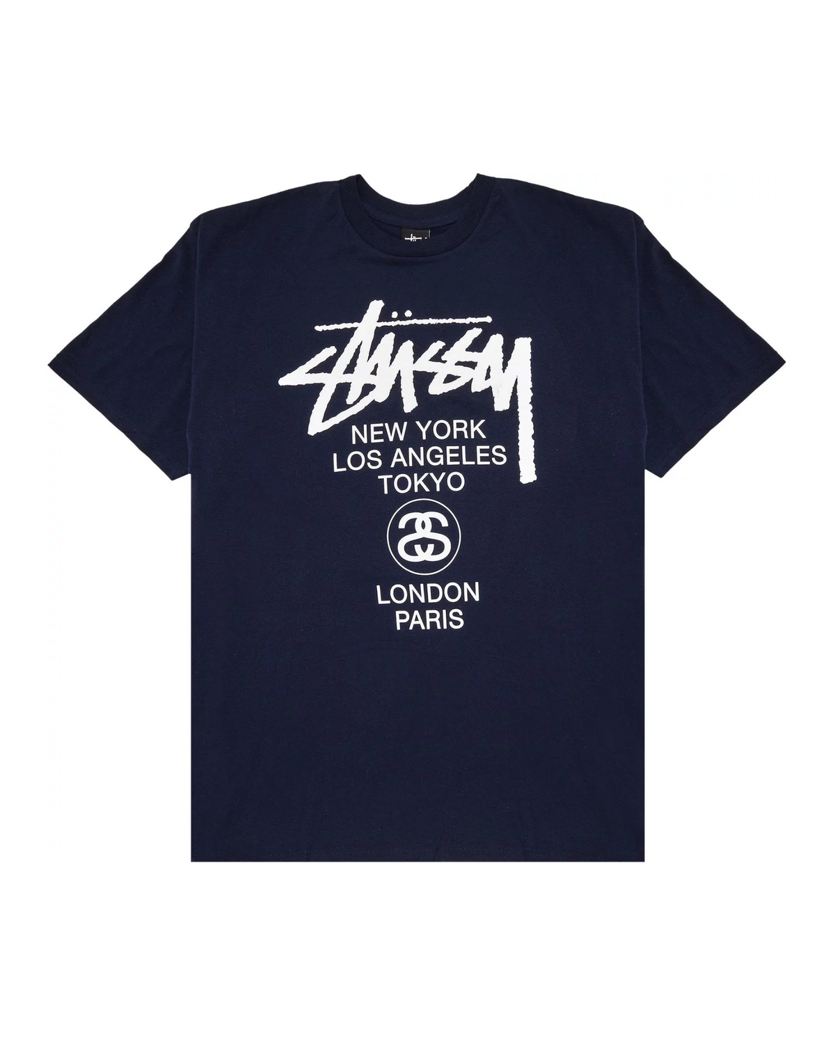 stüssy navy t-shirt