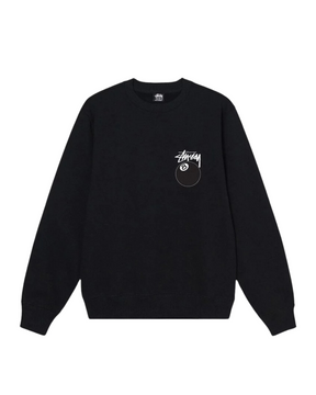 Stüssy 8 Ball Crew "Black"