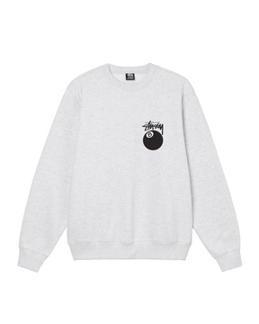 Stüssy 8 Ball Crew "Ash Heather"
