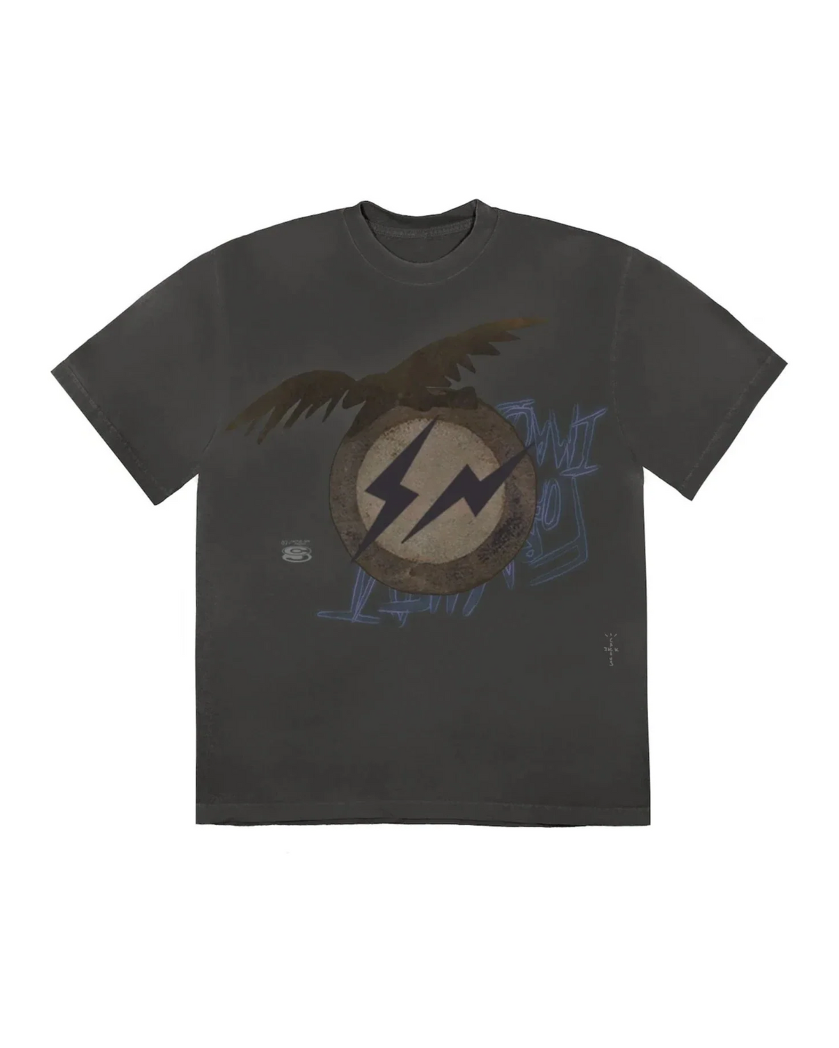 Travis Scott Cactus Jack For Fragment Create T-shirt "Washed Black"