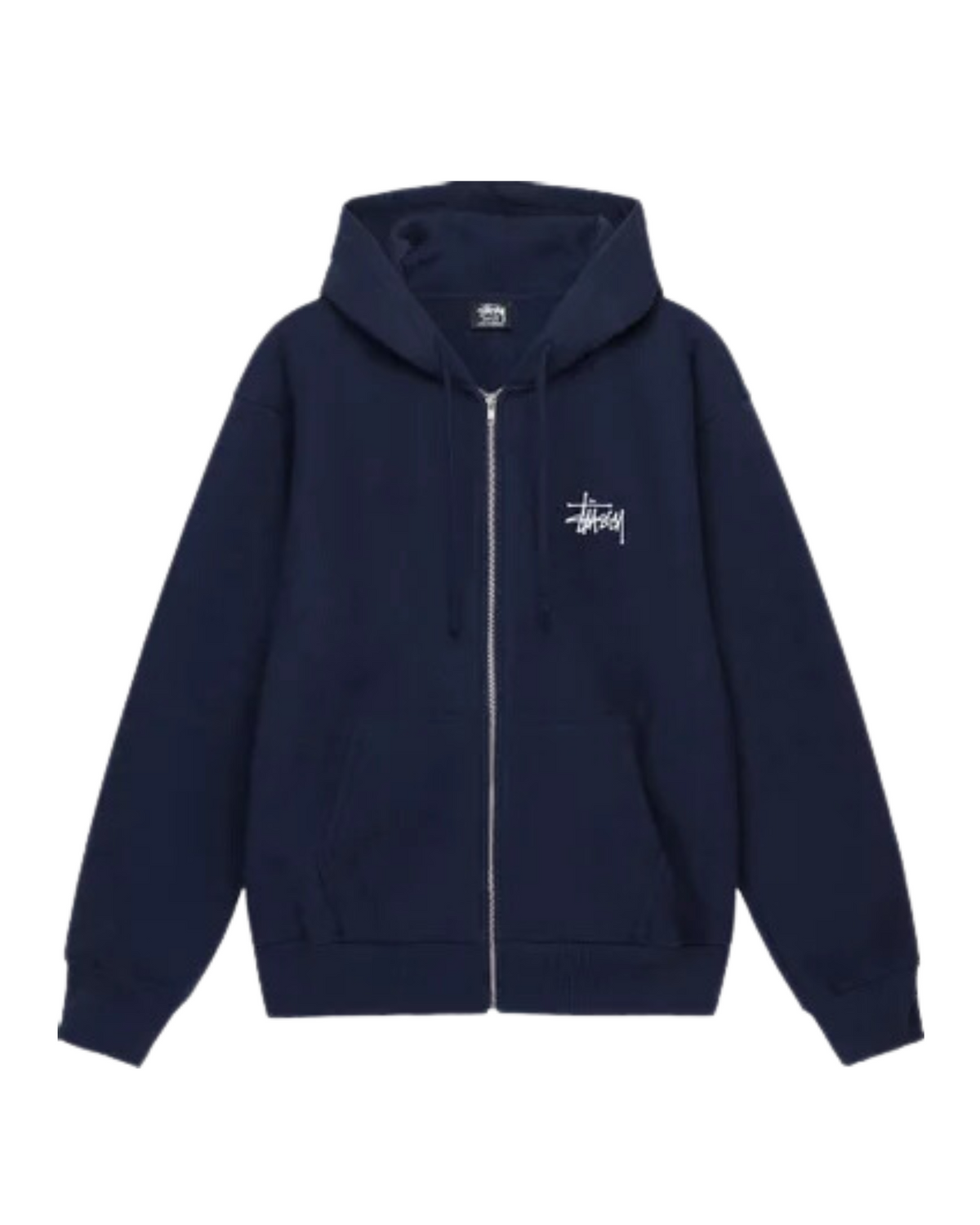 Stüssy Basic Zip Hoodie "Navy"