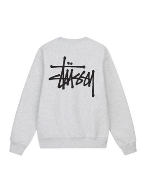 Stüssy Basic Crew "Ash Heather"