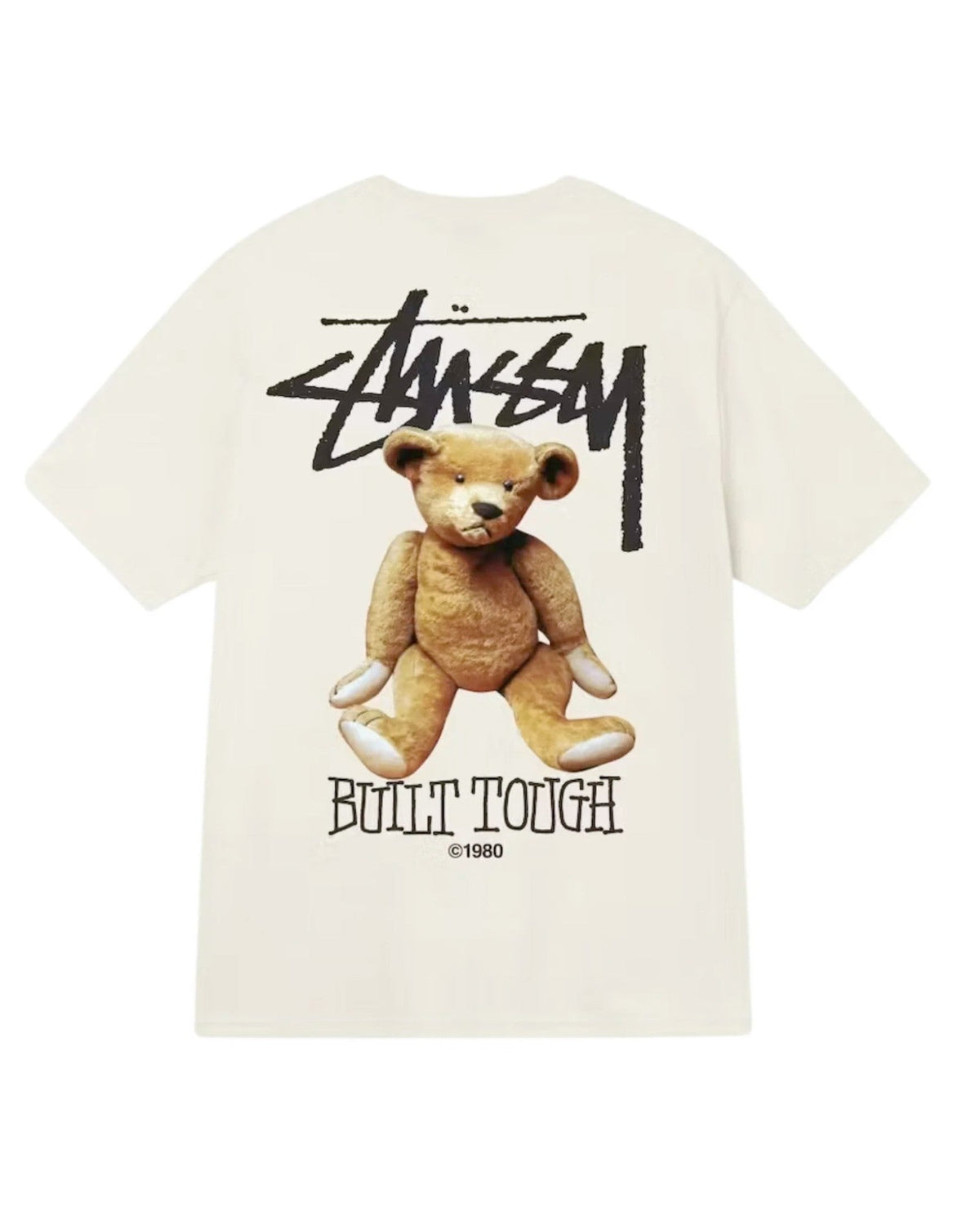 Stussy Built Tough Tee "Putty" - street-bill.dk