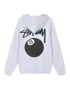 Stüssy 8 Ball Hoodie "Ash heather"