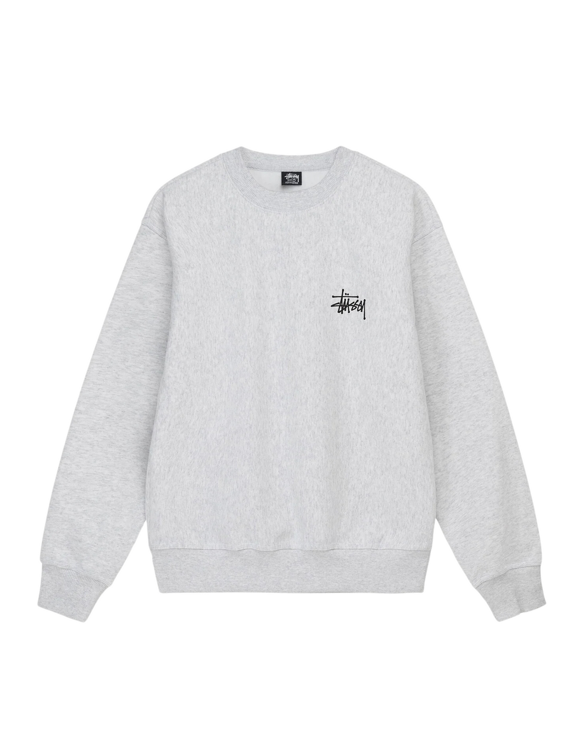 Stüssy Basic Crew "Ash Heather"