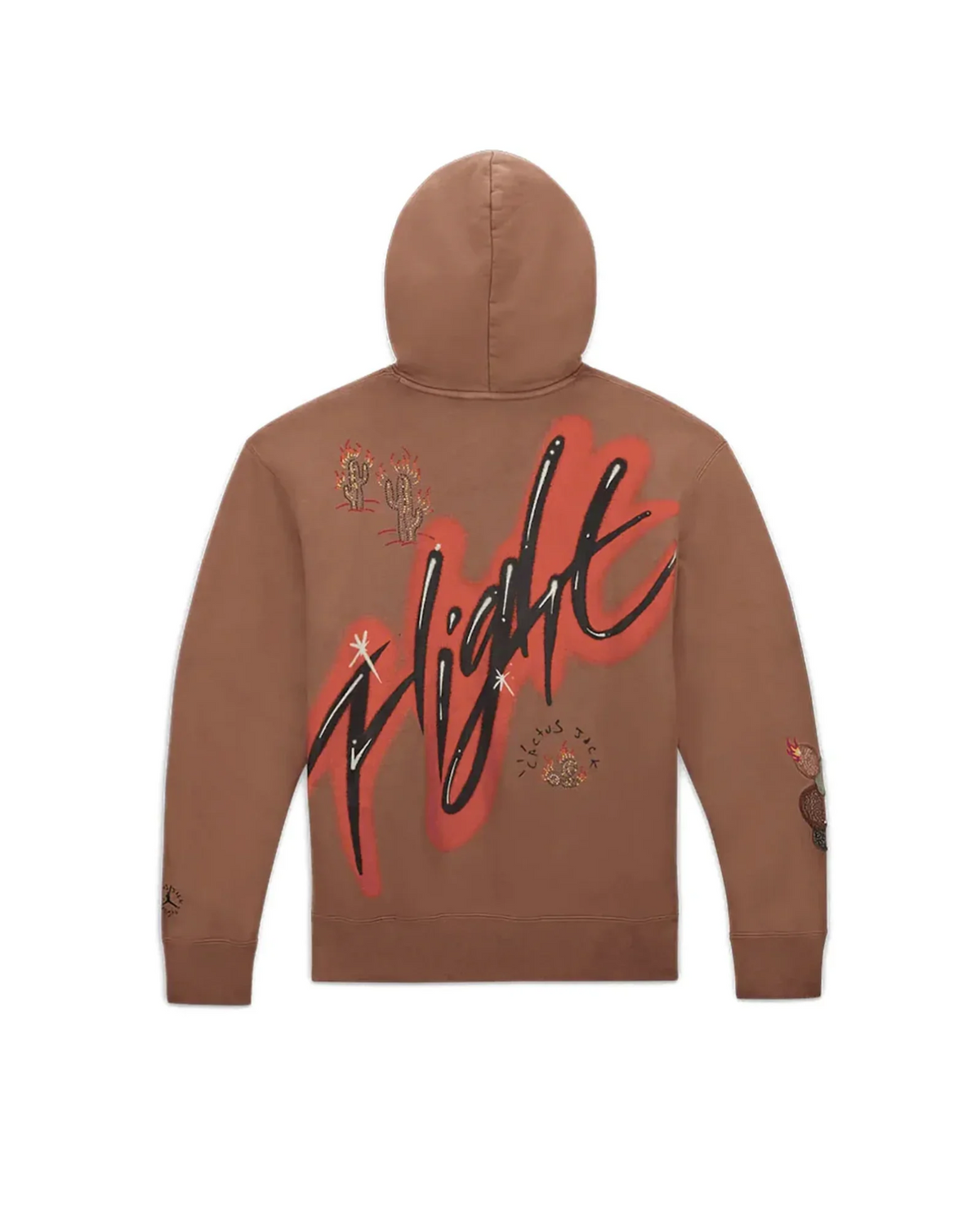 Cactus Jack hoodie brown