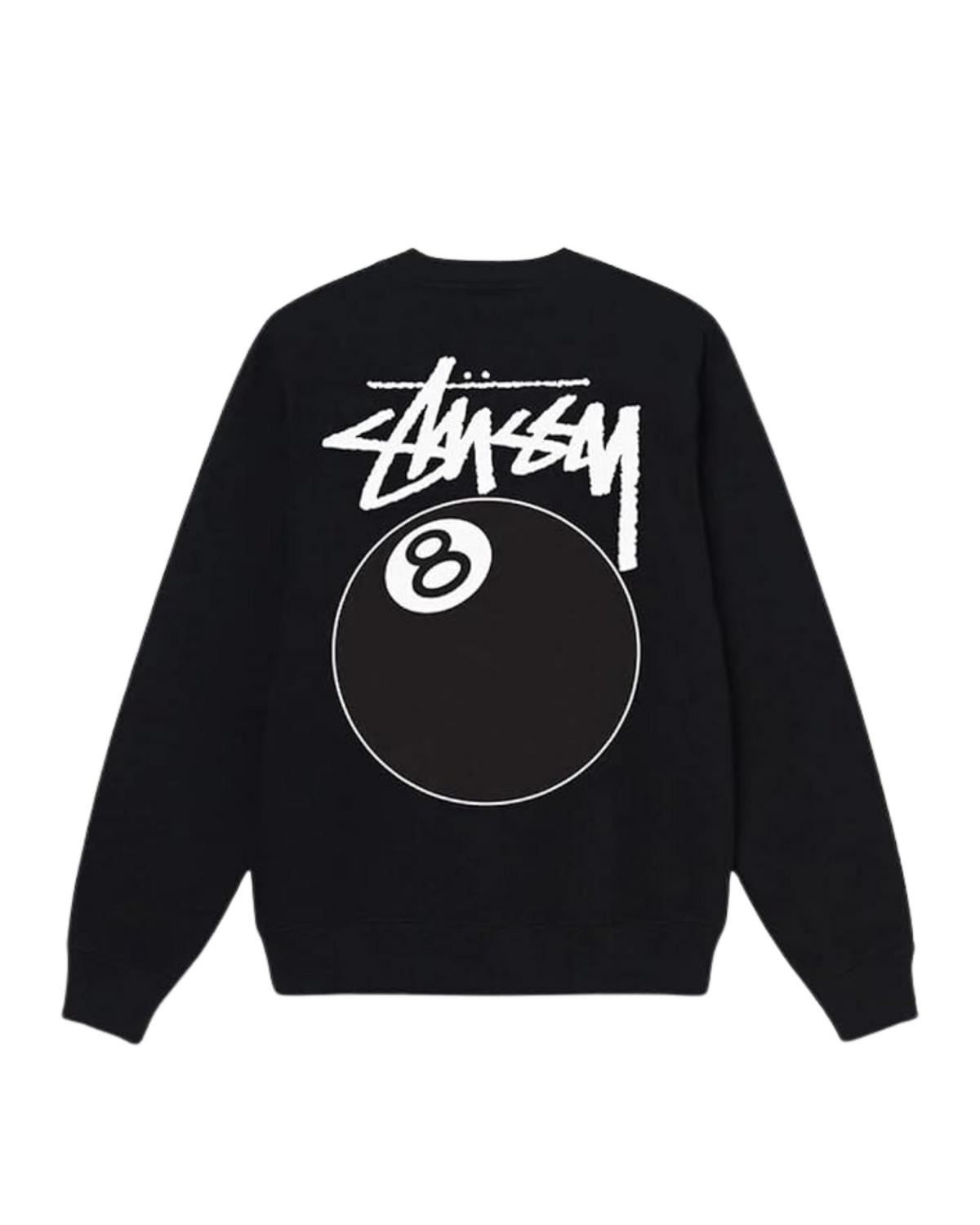 Stüssy 8 Ball Crew "Black"