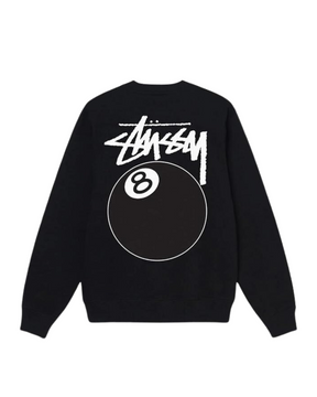 Stüssy 8 Ball Crew "Black"