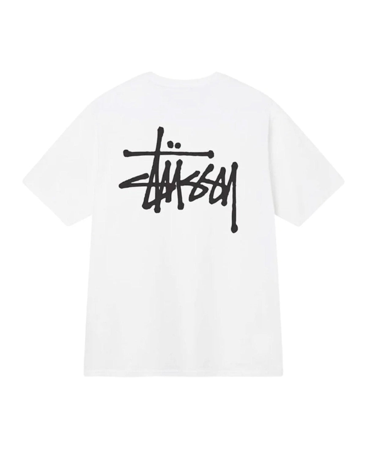 Stüssy Basic T-shirt "White" - street-bill.dk