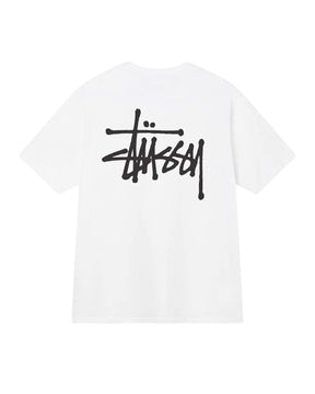 Stüssy Basic T-shirt "White" - street-bill.dk