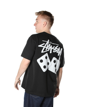 Stüssy Dice Pigment Dyed Tee "Black"