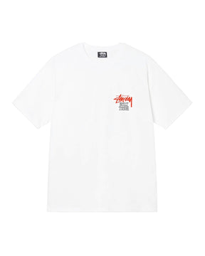 Stüssy Built Tough Tee "White" - street-bill.dk
