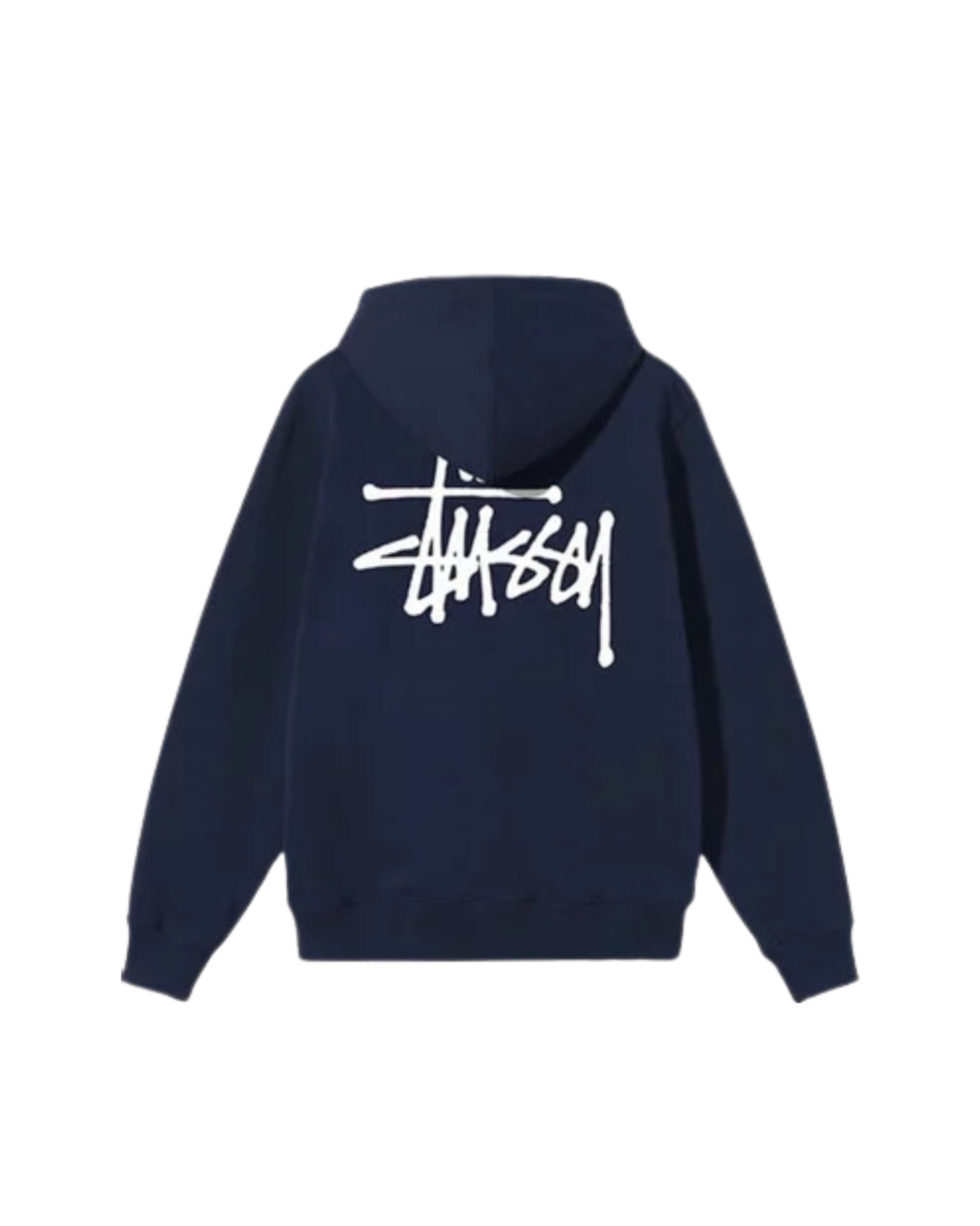 Stussy Basic Zip Hoodie Navy