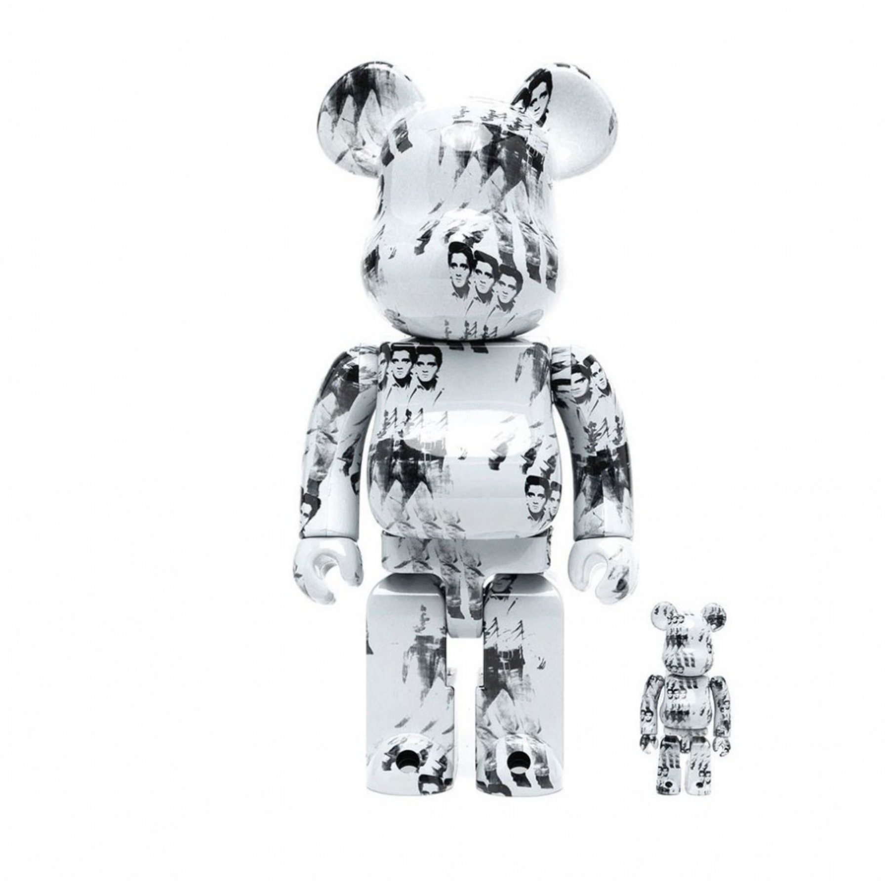 Bearbrick Elvis 400 & 100 %