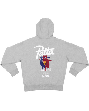 FCB X Patta Hoodie grey back