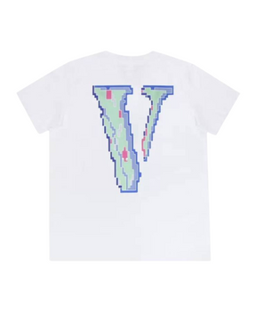 Vlone Friends T-shirt "White/Pixel"