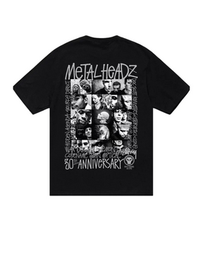 Stussy metalheadz trøje sort ryg