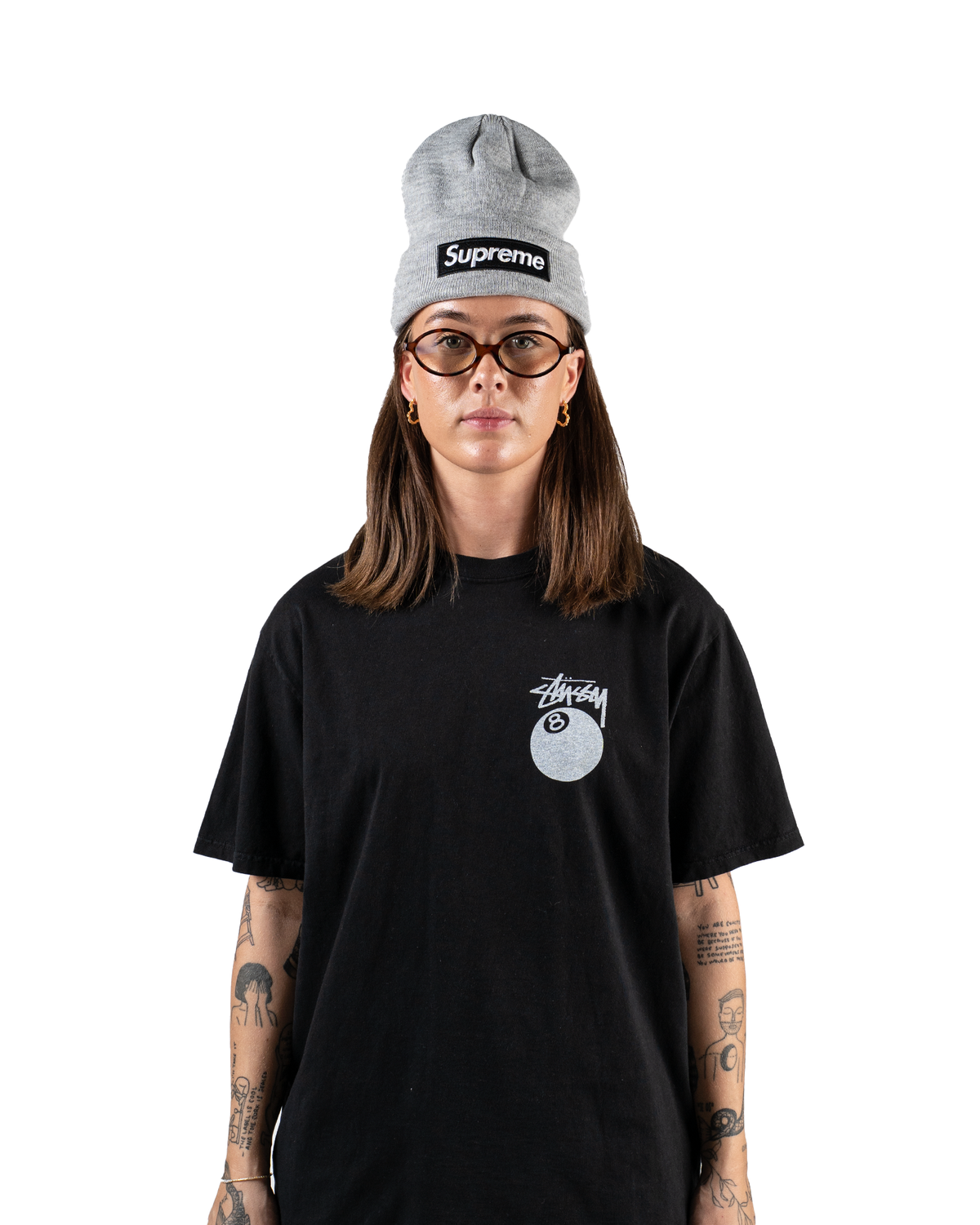 stüssy black t-shirt
